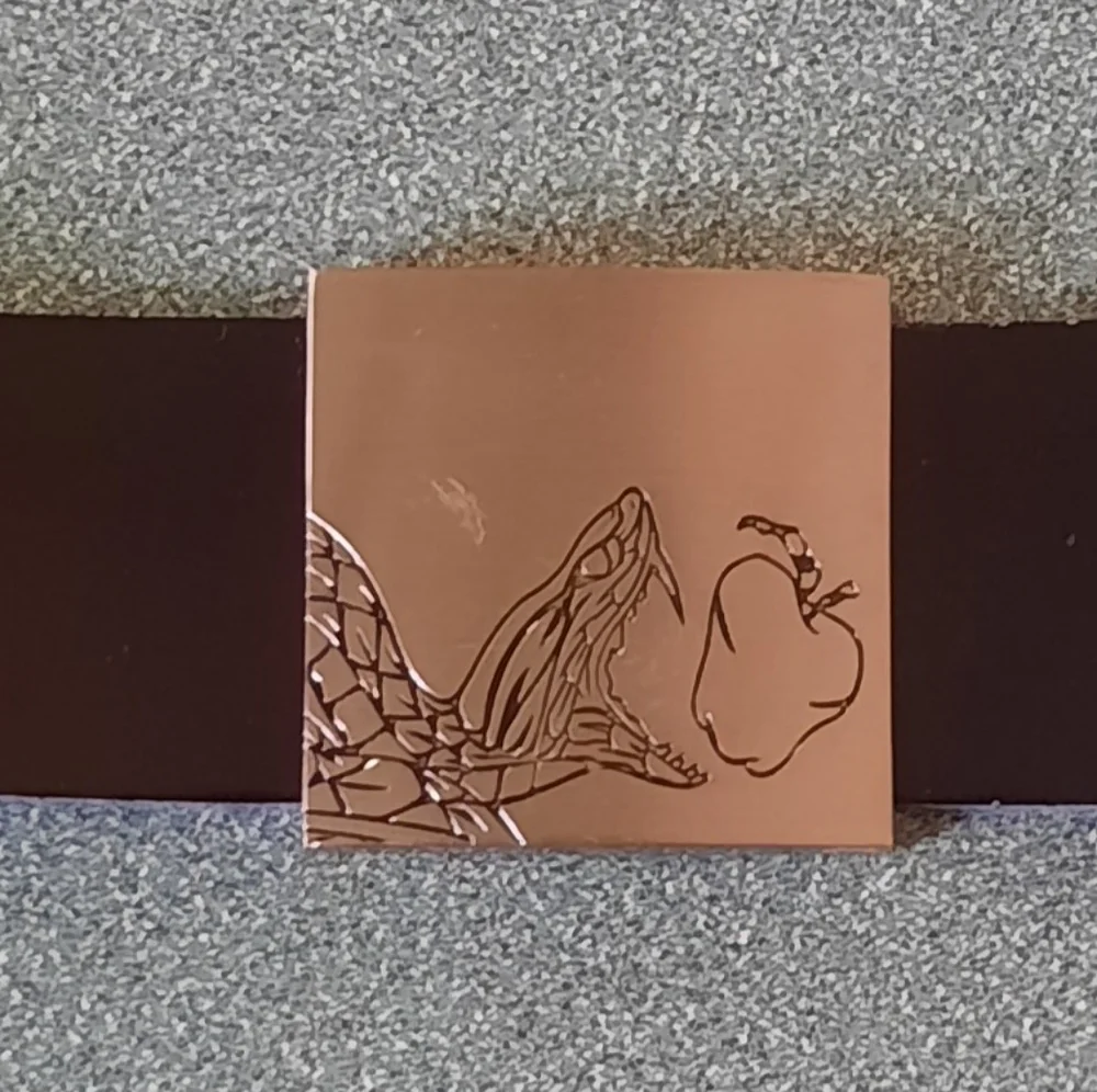 Serpent's Bite Apple Cider Flavored Whisky Leather Cuff Bracelet